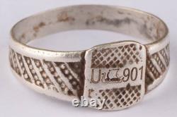 U901 U-boat 800 silver WW2 German ring naval submarine U-Boot Kriegsmarine Navy