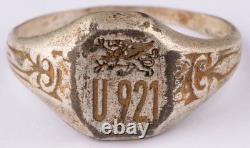 U921 Griffin U-boat WW2 German ring naval submarine U-Boot Kriegsmarine Navy WWI