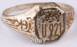 U921 Griffin U-boat WW2 German ring naval submarine U-Boot Kriegsmarine Navy WWI