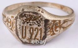 U921 Griffin U-boat WW2 German ring naval submarine U-Boot Kriegsmarine Navy WWI