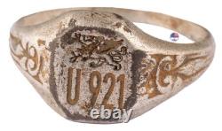 U921 Griffin U-boat WW2 German ring naval submarine U-Boot Kriegsmarine Navy WWI