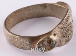 U923 U-boat WW2 German Navy ring naval submarine Fish Skull U-Boot Kriegsmarine