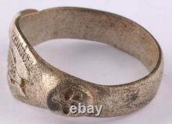 U923 U-boat WW2 German Navy ring naval submarine Fish Skull U-Boot Kriegsmarine