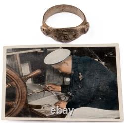 U923 U-boat WW2 German Navy ring naval submarine Fish Skull U-Boot Kriegsmarine