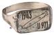 U971 Zeppelin 1943 U-boat WW2 German ring naval submarine U-Boot Kriegsmarine