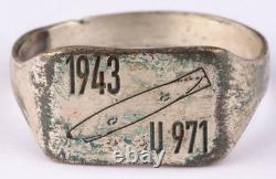 U971 Zeppelin 1943 U-boat WW2 German ring naval submarine U-Boot Kriegsmarine