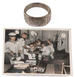 U999 Fish Heart U-boat WW2 German ring naval submarine U-Boot Kriegsmarine Navy