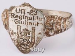 UIT-23 German submarine WW2 Kriegsmarine WWII Navy Ring Reginaldo Giuliant Class