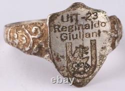 UIT-23 German submarine WW2 Kriegsmarine WWII Navy Ring Reginaldo Giuliant Class