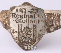 UIT-23 German submarine WW2 Kriegsmarine WWII Navy Ring Reginaldo Giuliant Class