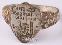UIT-23 German submarine WW2 Kriegsmarine WWII Navy Ring Reginaldo Giuliant Class
