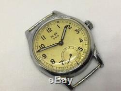 Ultra Super Rare WWII German ALPINA NAVAL KRIEGSMARINE K M 592 Military Watch