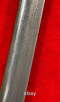 VERY RARE German WW2 Navy Kriegsmarine Officer's Sword Damascus Blade withScabbard