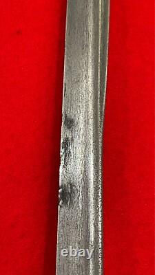 VERY RARE German WW2 Navy Kriegsmarine Officer's Sword Damascus Blade withScabbard