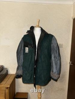 Vintage 1940s German Kriegsmarine Leather U-Boat Jacket Mens XL WW2 Submarine