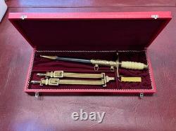 Vintage East German Ddr Kriegsmarine Naval Admiral Dagger Complete Cased Minty