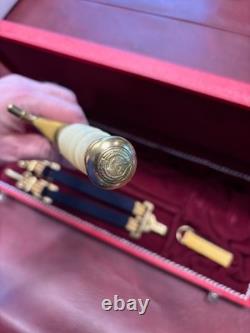 Vintage East German Ddr Kriegsmarine Naval Admiral Dagger Complete Cased Minty