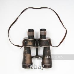Vintage Genuine WW2 German Navy Kriegsmarine Binoculars 7 x 50 BEH N°421596
