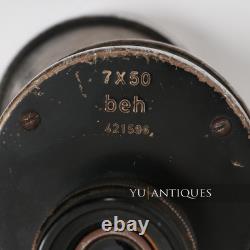 Vintage Genuine WW2 German Navy Kriegsmarine Binoculars 7 x 50 BEH N°421596