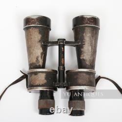 Vintage Genuine WW2 German Navy Kriegsmarine Binoculars 7 x 50 BEH N°421596