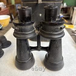 Vintage German Binoculars U Boat Kriegsmarine BEH 7x50 1944 WW ll