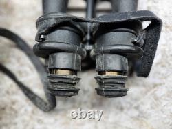 Vintage German Binoculars U Boat Kriegsmarine BEH 7x50 WW ll SN 473934