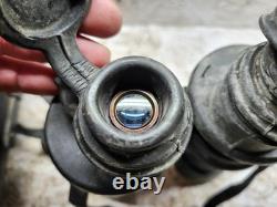 Vintage German Binoculars U Boat Kriegsmarine BEH 7x50 WW ll SN 473934