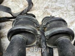 Vintage German Binoculars U Boat Kriegsmarine BEH 7x50 WW ll SN 473934