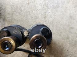 Vintage German Binoculars U Boat Kriegsmarine BEH 7x50 WW ll SN 473934