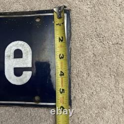 Vintage Germany Street Road Traffic Sign Gneisenaustraße ww2 Kriegsmarine ship