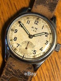 Vintage Kriegsmarine WWII German Navy Watch Alpina Swiss Rare