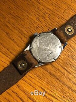 Vintage Kriegsmarine WWII German Navy Watch Alpina Swiss Rare