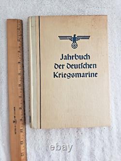 Vintage Original WW2 1942 Yearbook of the German Navy Kriegsmarine