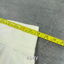 Vintage WW2 30s 40s Kriegsmarine German Military White Fatigue Trousers (36x32)