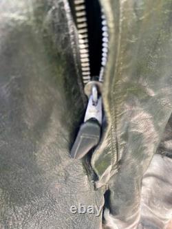 Vintage WWII German Kriegsmarine Black Leather Coveralls Excellent Condition