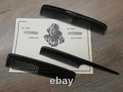 Vtg Lot of 3 WW2 WWII German Kriegsmarine Wehrmacht Soldier Personal Hair Comb