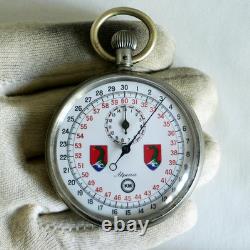 WATCH GERMAN WW2 U-Boat U-185 4. Flottile Kriegsmarine Navy Sea Dragon Stop Watch
