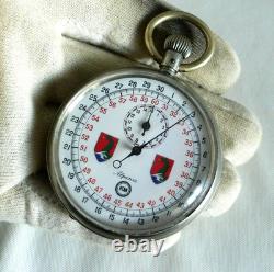 WATCH GERMAN WW2 U-Boat U-185 4. Flottile Kriegsmarine Navy Sea Dragon Stop Watch