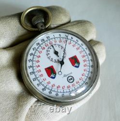 WATCH GERMAN WW2 U-Boat U-185 4. Flottile Kriegsmarine Navy Sea Dragon Stop Watch
