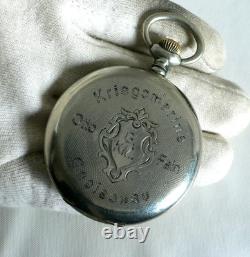 WATCH GERMAN WW2 WWII Battleship Gneisenau Kriegsmarine Navy BIG GT Pocket Watch