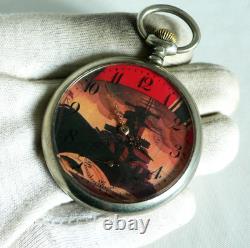 WATCH GERMAN WW2 WWII Battleship Gneisenau Kriegsmarine Navy BIG GT Pocket Watch