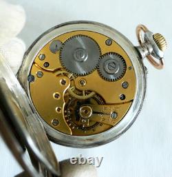 WATCH GERMAN WW2 WWII U-Boat U-1023 31. Fl. Kriegsmarine SIDUS Silver Pocket Watch