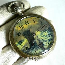WATCH GERMAN WW2 WWII U-Boat U-97 7. Flott. Kriegsmarine Navy BALTIK Pocket Watch