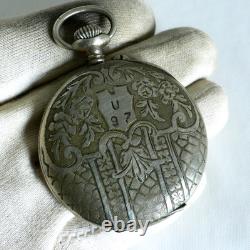 WATCH GERMAN WW2 WWII U-Boat U-97 7. Flott. Kriegsmarine Navy BALTIK Pocket Watch
