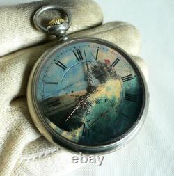 WATCH GERMAN WW2 WWII U-Boat U-995 5. Ft. Kriegsmarine Submarine DOXA Pocket Watch WATCH GERMAN WW2 WWII U-Boat U-995 5. Ft. Kriegsmarine Submarine DOXA Pocket Watch