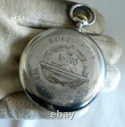 WATCH GERMAN WW2 WWII U-Boat U-995 5. Ft. Kriegsmarine Submarine DOXA Pocket Watch WATCH GERMAN WW2 WWII U-Boat U-995 5. Ft. Kriegsmarine Submarine DOXA Pocket Watch