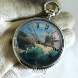 WATCH GERMAN WW2 WWII U-Boat U-995 5. Ft. Kriegsmarine Submarine DOXA Pocket Watch