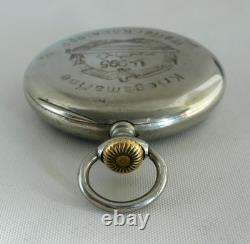 WATCH GERMAN WW2 WWII U-Boat U-995 5. Ft. Kriegsmarine Submarine DOXA Pocket Watch