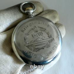 WATCH GERMAN WW2 WWII U-Boat U-995 5. Ft. Kriegsmarine Submarine DOXA Pocket Watch