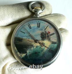 WATCH GERMAN WW2 WWII U-Boat U-995 5. Ft. Kriegsmarine Submarine DOXA Pocket Watch